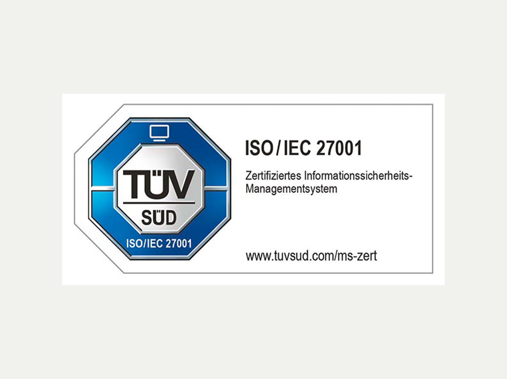 TÜV SÜD certificate confirming esatus AG ISO/IEC 27001:2022 certification